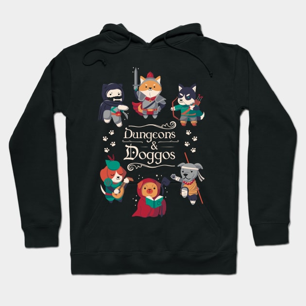 Dungeons & Doggos Hoodie by Domichan